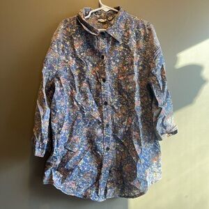 Mudd Multicolor Floral Button-Down Shirt for Kids